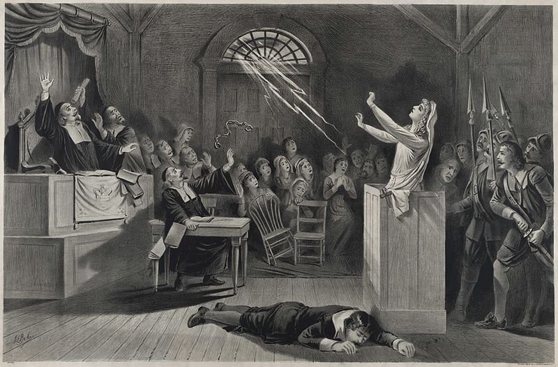 salem witch at trial